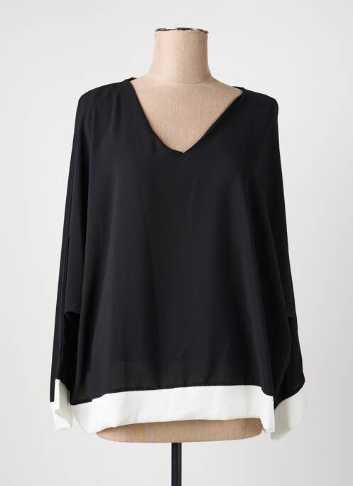 Blouse manches longues manches longues noir QUATTRO femme