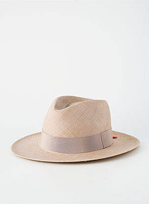 Chapeau forme chapeau paille beige MADE IN ECUADOR homme