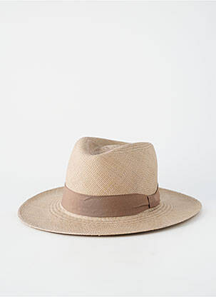 Chapeau forme chapeau paille marron MADE IN ECUADOR homme