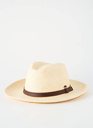 Chapeau forme chapeau paille marron AUREGA homme