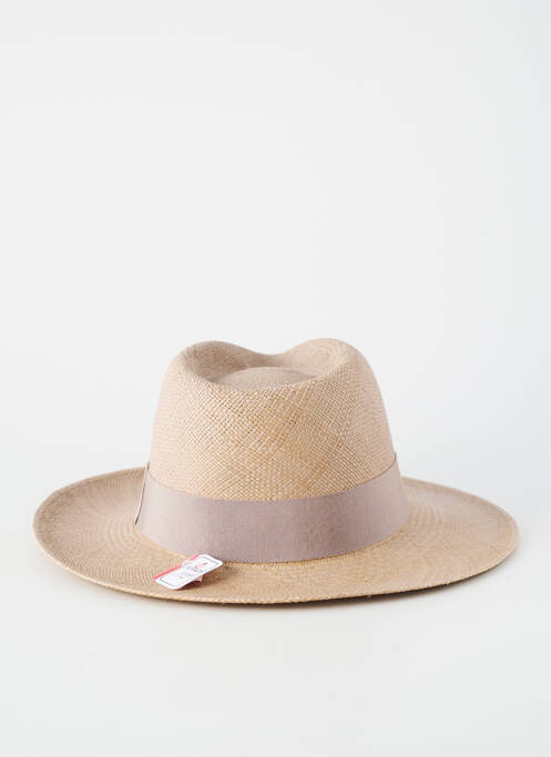 Chapeau forme chapeau paille beige MADE IN ECUADOR homme