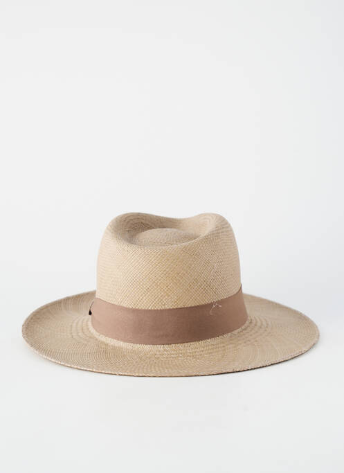 Chapeau forme chapeau paille marron MADE IN ECUADOR homme