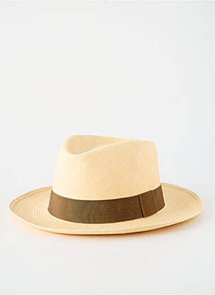 Chapeau forme chapeau paille marron ECUADOR homme