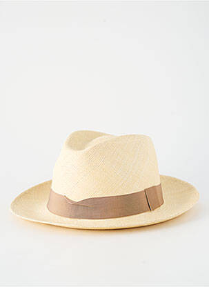 Chapeau forme chapeau paille marron MADE IN ECUADOR homme