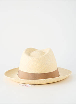 Chapeau forme chapeau paille marron MADE IN ECUADOR homme