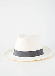 Chapeau forme chapeau paille gris MADE IN ECUADOR homme