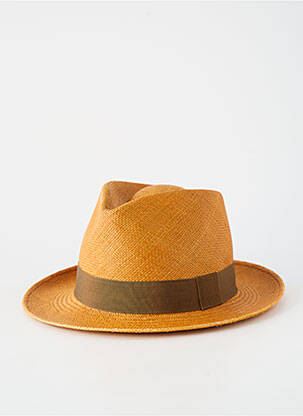 Chapeau forme chapeau paille marron MADE IN ECUADOR homme