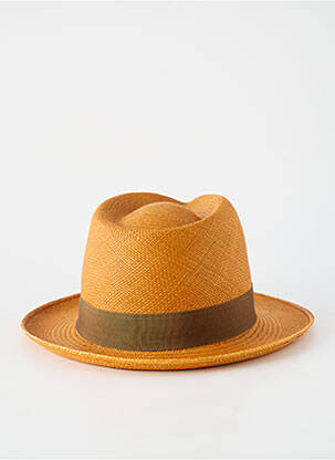 Chapeau forme chapeau paille marron MADE IN ECUADOR homme