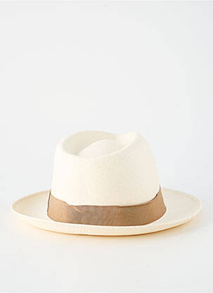 Chapeau forme chapeau paille beige MADE IN ECUADOR homme