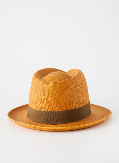 Chapeau forme chapeau paille marron MADE IN ECUADOR homme
