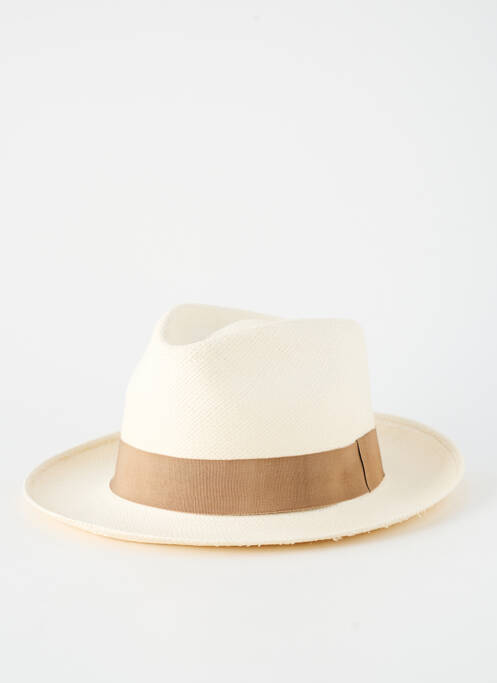 Chapeau forme chapeau paille beige MADE IN ECUADOR homme