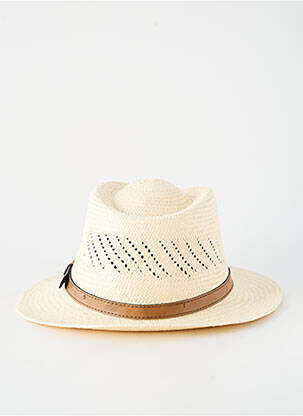 Chapeau forme chapeau paille beige AUREGA homme