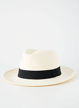 Chapeau forme chapeau paille noir PANAMA HAT homme