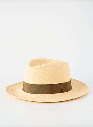 Chapeau forme chapeau paille marron MADE IN ECUADOR homme