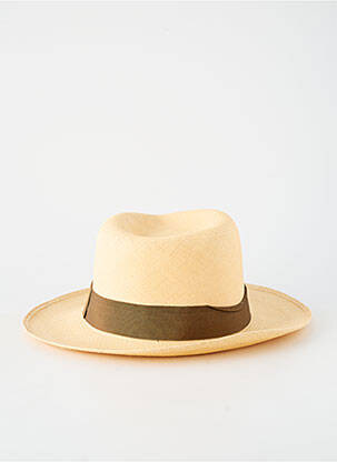 Chapeau forme chapeau paille marron MADE IN ECUADOR homme