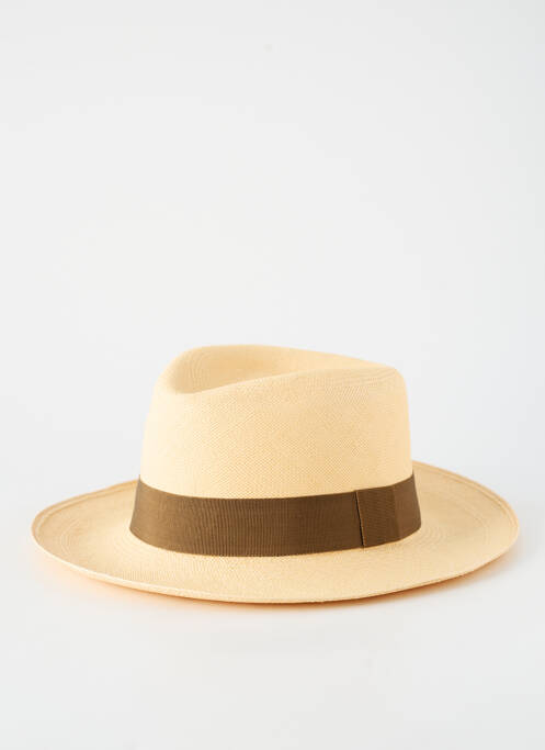Chapeau forme chapeau paille marron MADE IN ECUADOR homme