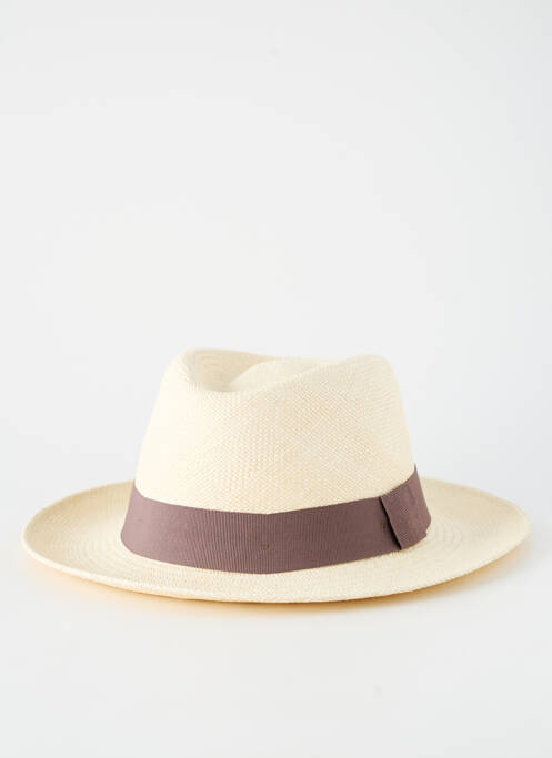 Chapeau forme chapeau paille marron PANAMA HAT homme