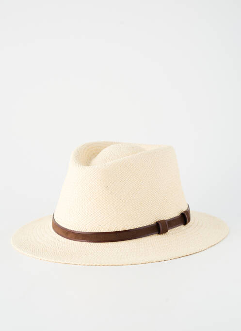 Chapeau forme chapeau paille marron AUREGA homme