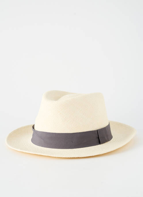 Chapeau forme chapeau paille gris PANAMA HAT homme