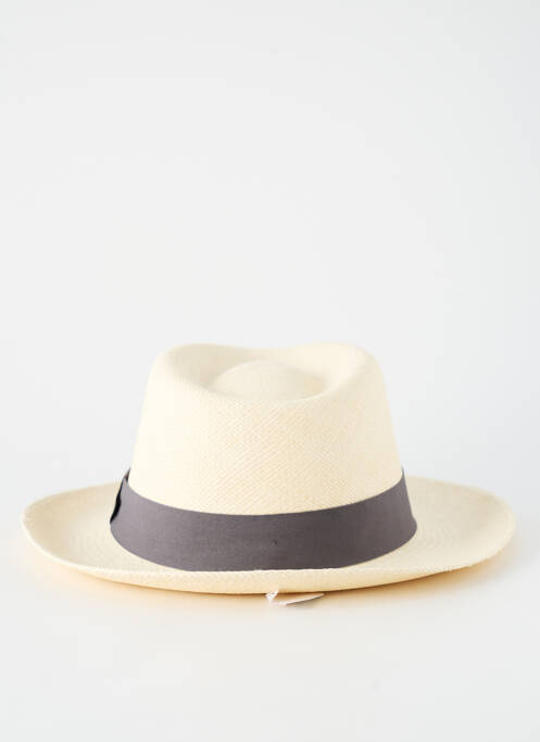 Chapeau forme chapeau paille gris PANAMA HAT homme