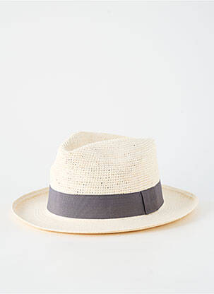 Chapeau forme chapeau paille gris AUREGA homme