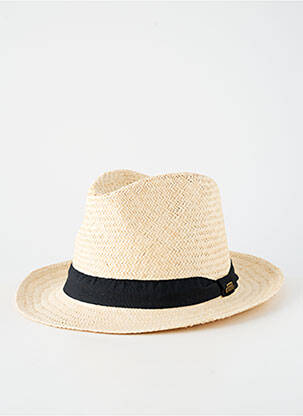 Chapeau forme chapeau paille noir PANAMA HAT homme
