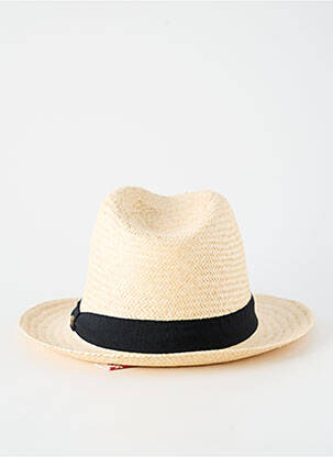 Chapeau forme chapeau paille noir PANAMA HAT homme