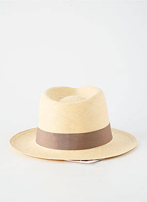 Chapeau forme chapeau paille marron PANAMA HAT homme