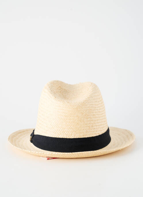 Chapeau forme chapeau paille noir PANAMA HAT homme