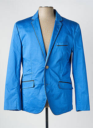 Blazer finition intérieure doublée bleu PARTNER'S homme