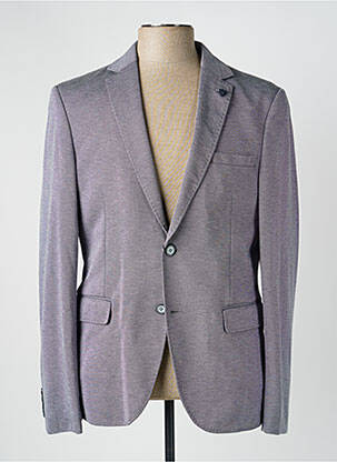 Blazer finition intérieure doublée gris IZAC homme