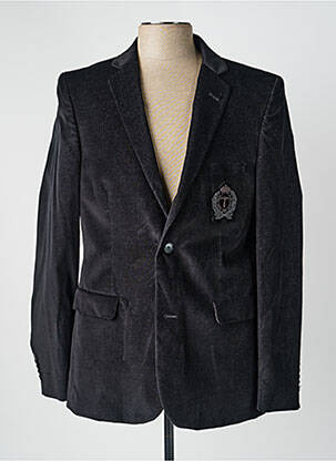 Blazer finition intérieure doublée noir IZAC homme