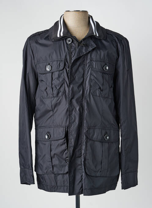 Coupe-vent manches longues sans capuche noir IZAC homme