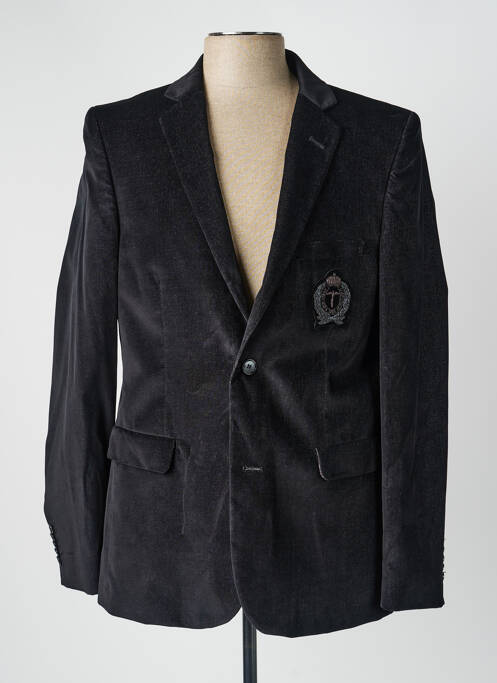 Blazer finition intérieure doublée noir IZAC homme