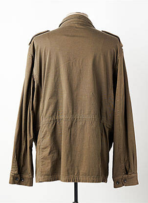 Veste casual fermeture boutonnée sur le devant vert MAISON WOOLIES homme