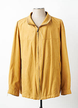 Veste casual resserrée sur le bas jaune PIERRE CARDIN homme