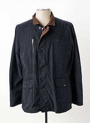 Parka manches longues sans capuche noir MAISON WOOLIES homme