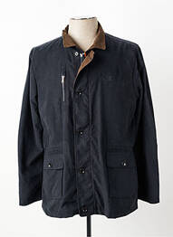Parka sans capuche sans capuche noir MAISON WOOLIES homme