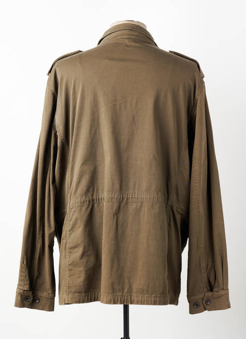 Veste casual fermeture boutonnée sur le devant vert MAISON WOOLIES homme