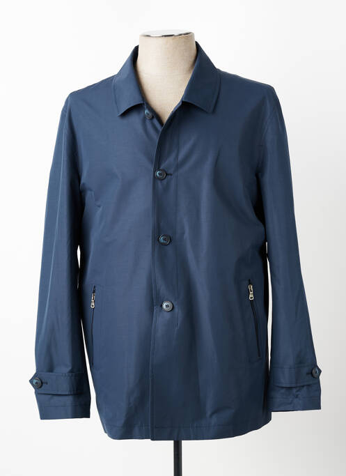 Veste casual fermeture boutonnée sur le devant bleu SAINT HILAIRE homme