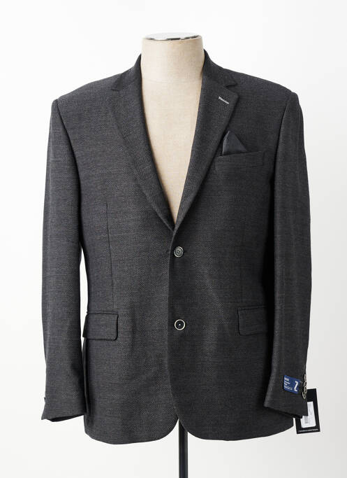 Veste chic finition intérieure doublure satiné gris ZIGNONE homme