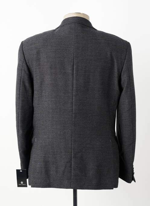 Veste chic finition intérieure doublure satiné gris ZIGNONE homme