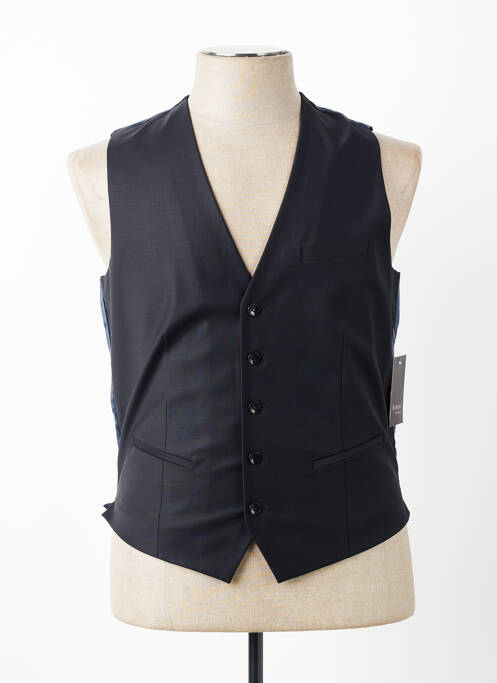 Gilet sans manche doublure biaisée bleu PARTNER'S homme