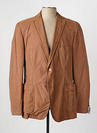 Blazer finition intérieure doublée marron LUIGI MORINI homme