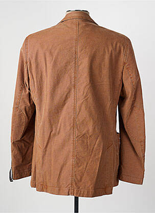 Blazer coupe cintrée marron LUIGI MORINI homme