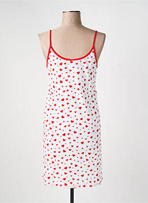 Nuisette/combinette col v blanc REGLISSE femme