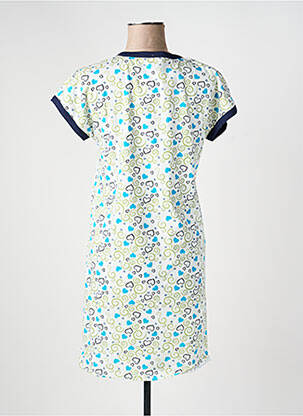 Chemise de nuit imprimé fantaisie blanc REGLISSE femme