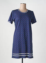 Chemise de nuit imprimé pois bleu REGLISSE femme