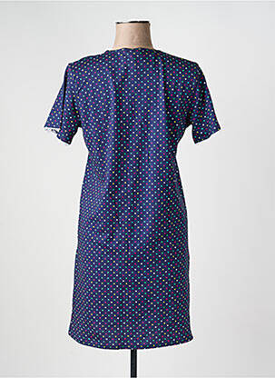 Chemise de nuit imprimé pois bleu REGLISSE femme