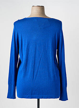 Pull coupe droite manches longues bleu BETTY BARCLAY femme